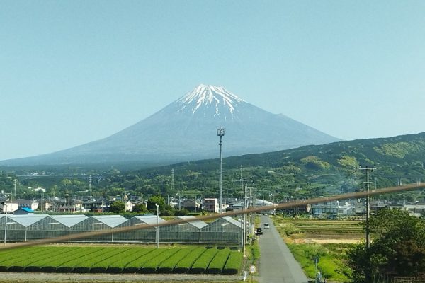 車窓からの富士山