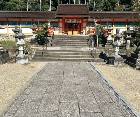 秋の感じる大原野神社の散歩