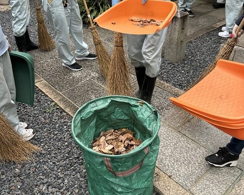 KES活動の一環としての神社清掃