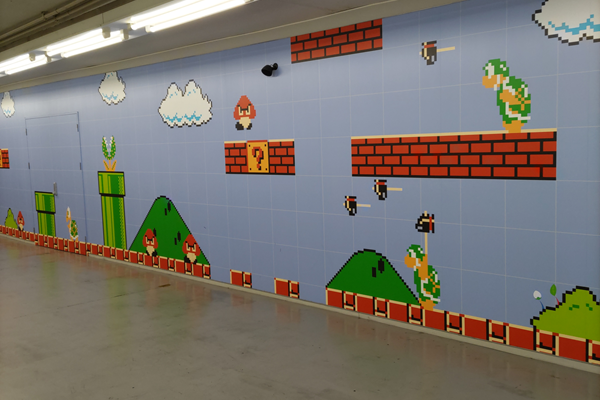 マリオファン必見！河原町地下道で見逃せない壁画スポット