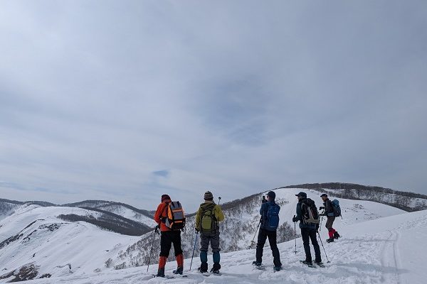 雪山の高島トレイル！