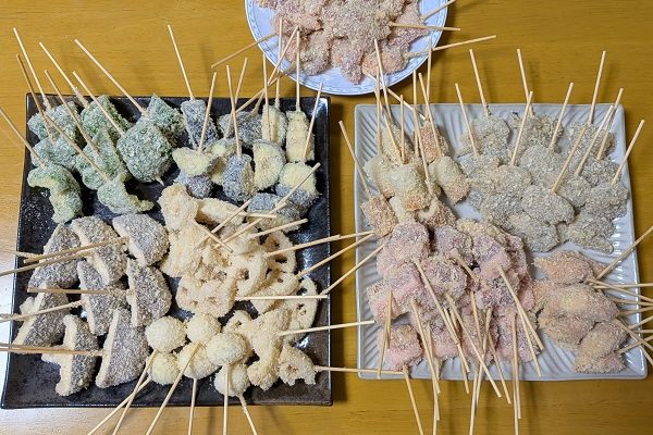 バレンタインデー串揚げパーティー