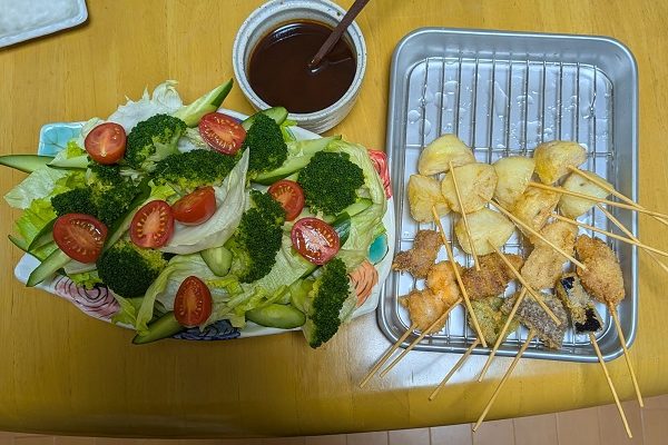 バレンタインデー串揚げパーティー